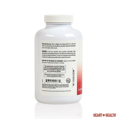 Heart Health Essential Omega-3 Fish Oil with Vitamin E – High EPA & DHA (60 Servings) | Gluten-Free & Non-GMO