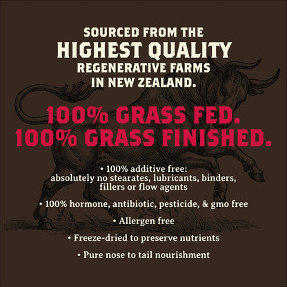 Heart & Soil Grass-Fed Bone Matrix — Joint Health & Flexibility (180 Capsules)