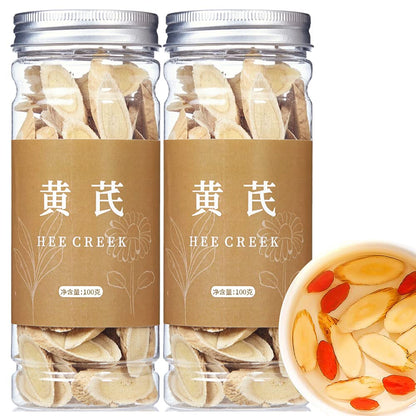 Hee Creek Astragalus Root Sliced Huang Qi – Top Grade 7oz/200g (Sulfur Free)