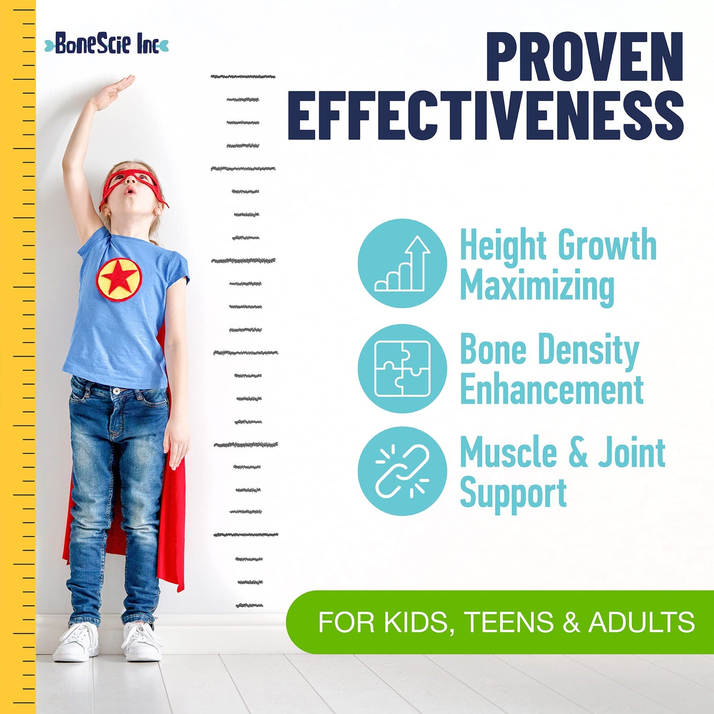 Height Growth Maximizer - Made in USA | Natural Height Booster & Bone Growth Pills