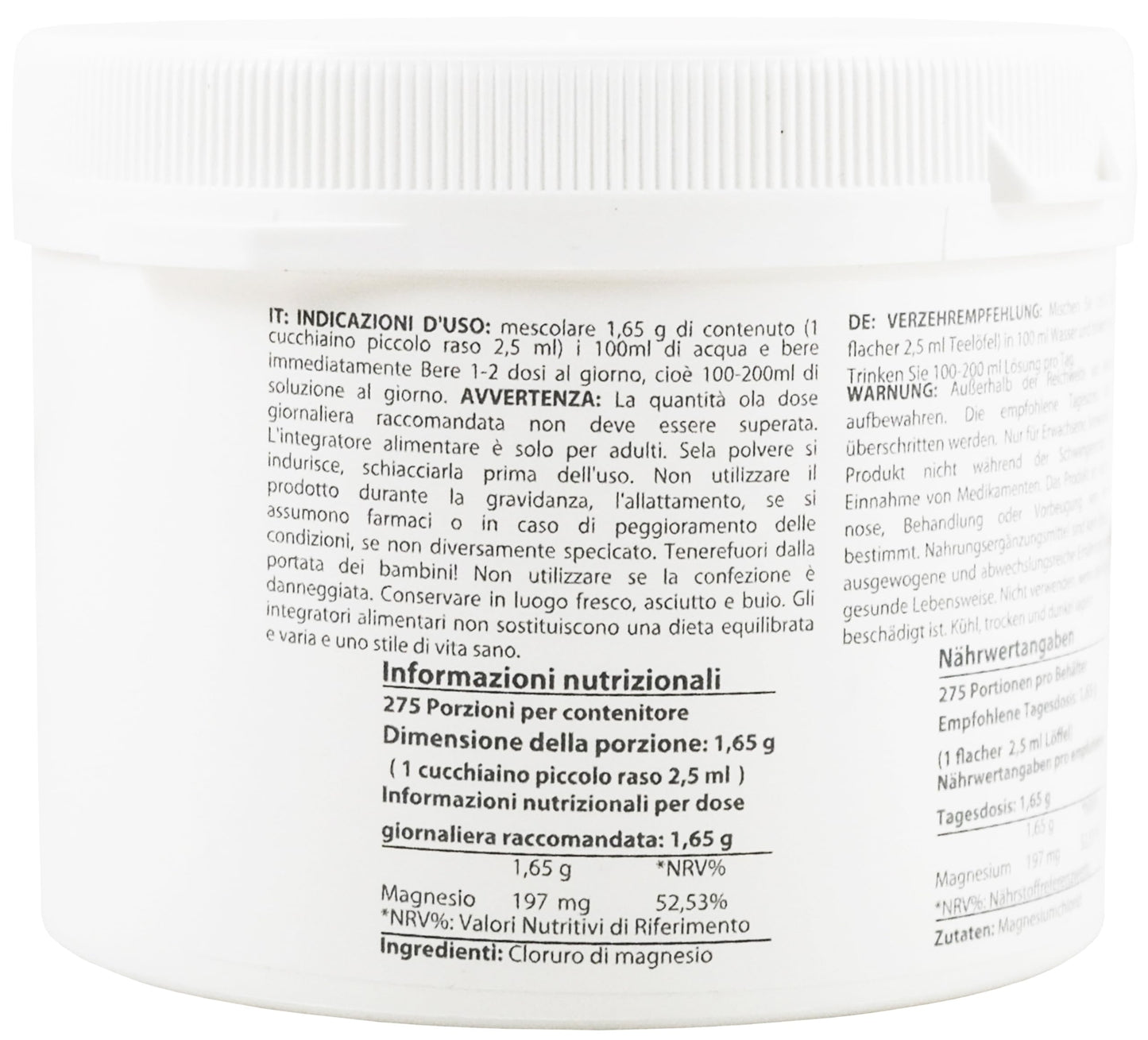 1 Pound Magnesium Chloride Hexahydrate – Pharmaceutical Grade, EUR/BP/USP | Third-Party Tested | Heiltropfen Crystal Powder
