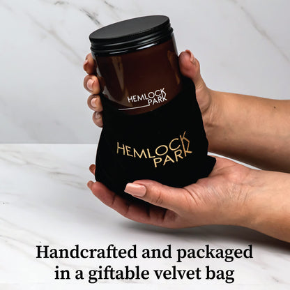 Hemlock Park Crackling Wood Wick Candle - 8 oz, Scarlet Rose