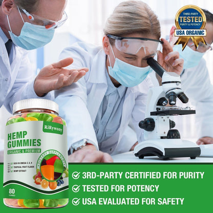 Hemp Gummies (3 Packs) - Premium Hemp Edibles