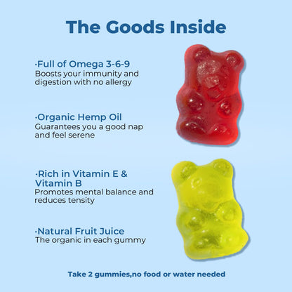 Hemp Gummies Advanced Extra Strength – High Potency Hemp Oil Gummies, Made in USA