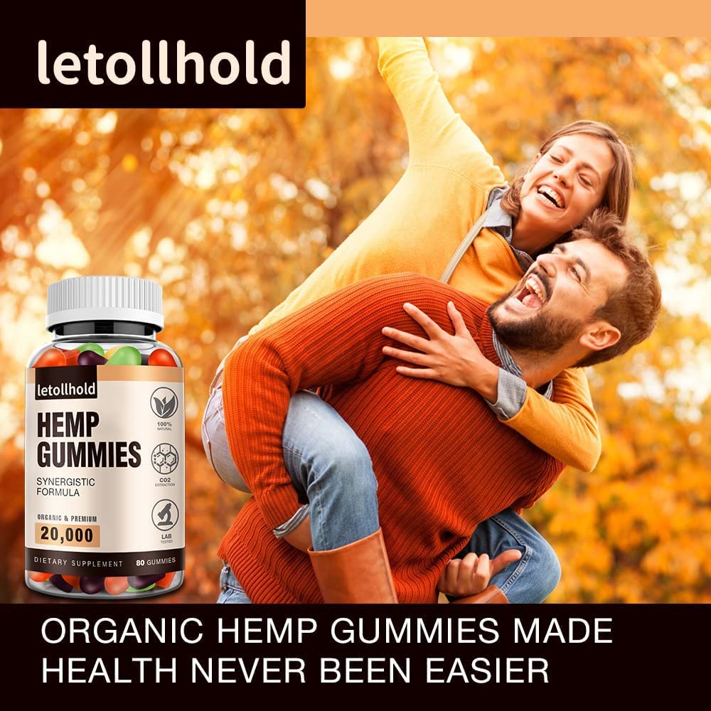 Hemp Gummies Edibles – Advanced Extra Strength Hemp Oil (Low Sugar, 5 Packs)