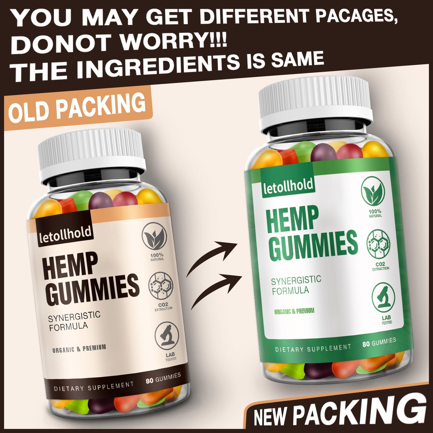 Hemp Gummies Edibles – Advanced Extra Strength Hemp Oil (Low Sugar, 5 Packs)