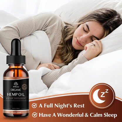 Hemp Oil 4-Pack Maximum Strength – Pure CO2 Extract Drops, 100% Natural