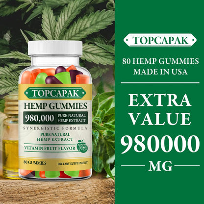 Hemp Gummies High Potency – Pain, Sleep & Anxiety Support for Adults