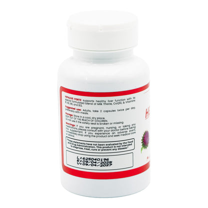 Vall Natural Products - HepaLive Forte - 90 ct: Liver Support Supplement with Milk Thistle, CoQ10 & B Vitamins for Detox & Energy Metabolism
