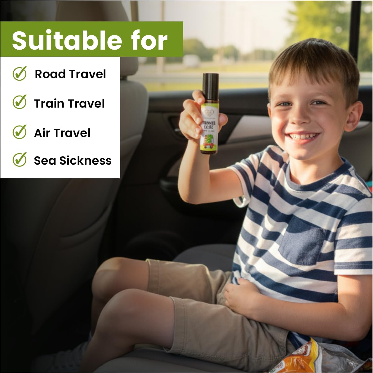 Herb Tantra Travel Ease Junior Roll-On – All-Natural Motion Comfort for Kids