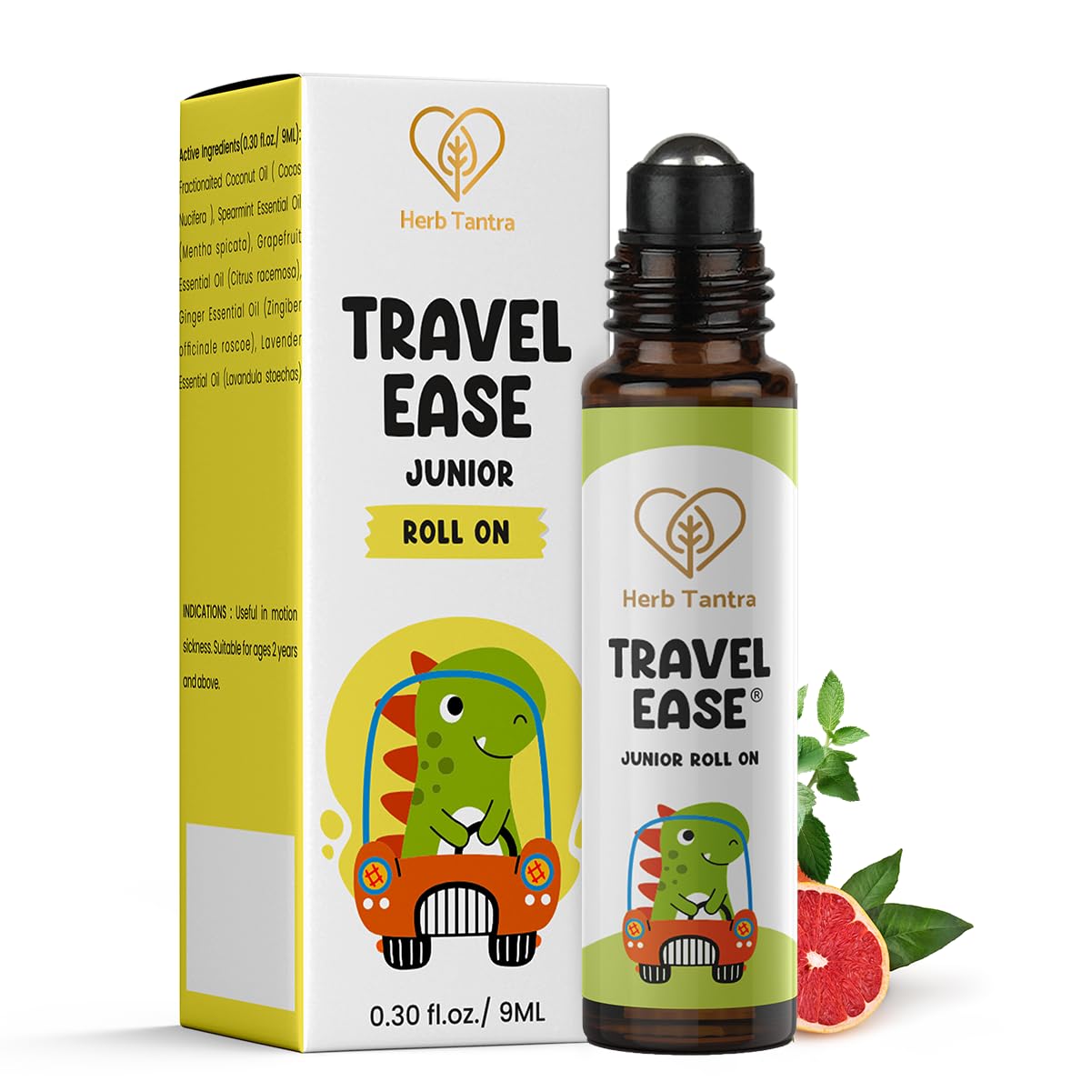 Herb Tantra Travel Ease Junior Roll-On – All-Natural Motion Comfort for Kids