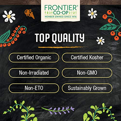 Frontier Co-Op Organic Saint John's Wort Herb - Cut & Sifted 1 lb