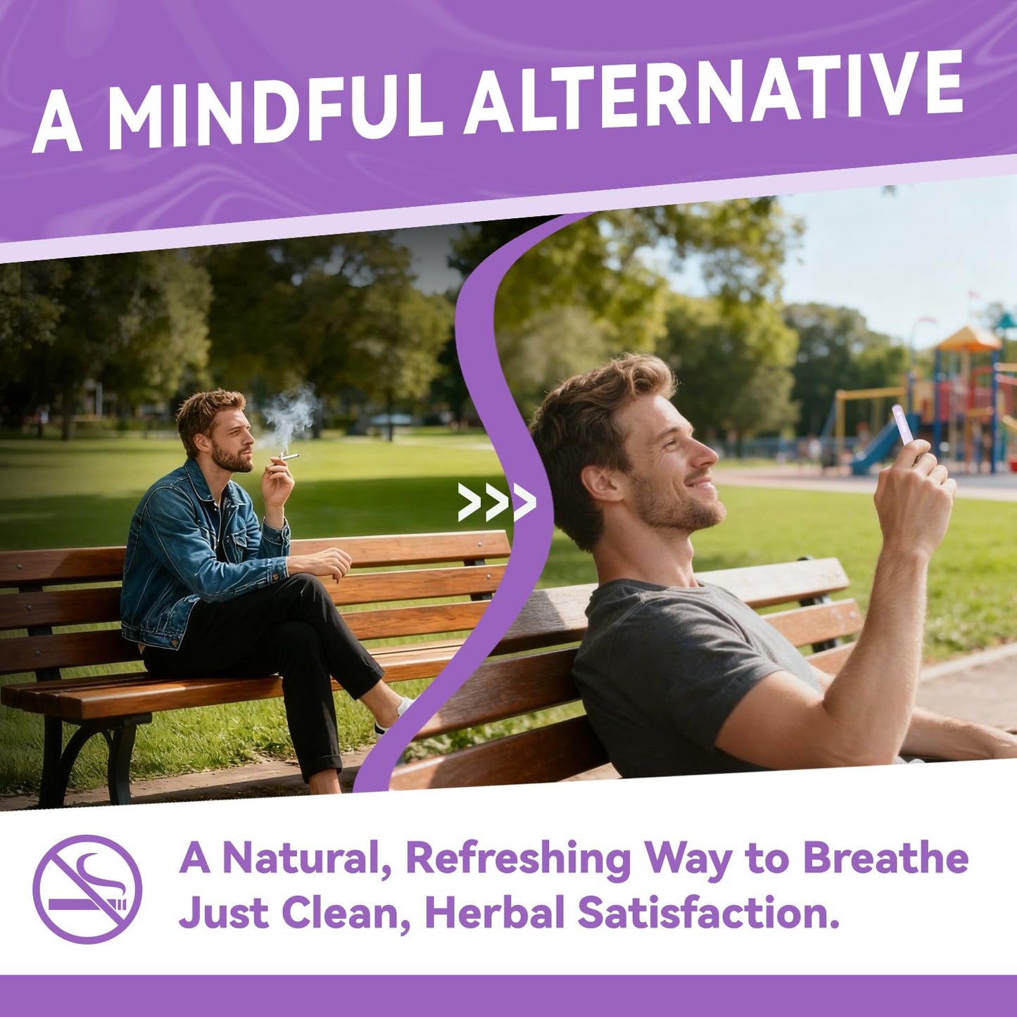Herbal Diffuser Pen - Plant-Based Calm with Ashwagandha, Lavender, L-Theanine & B Vitamins | 600 Uses