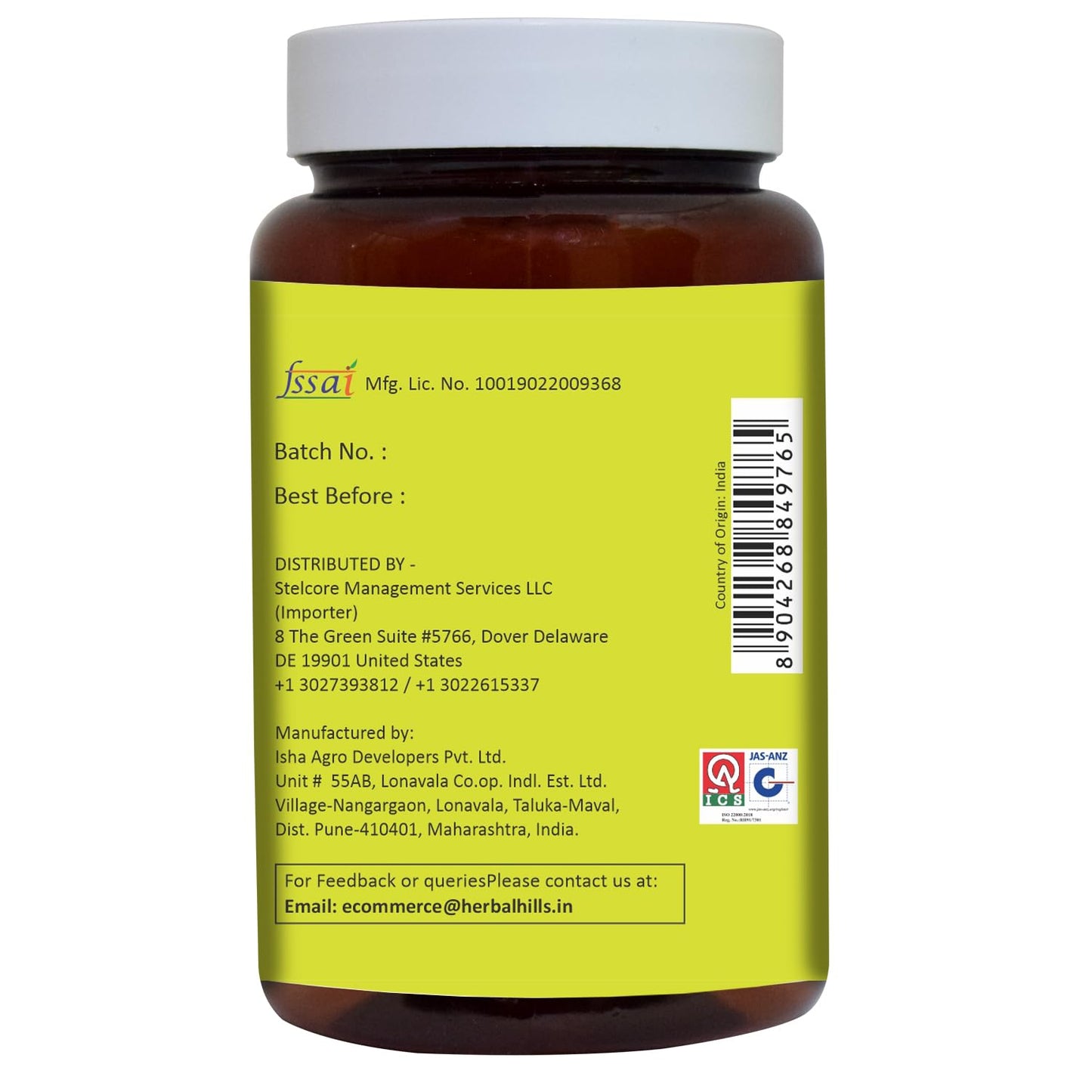 HERBAL HILLS Barley Grass Tablets 120 Count - Vegan Friendly Superfood