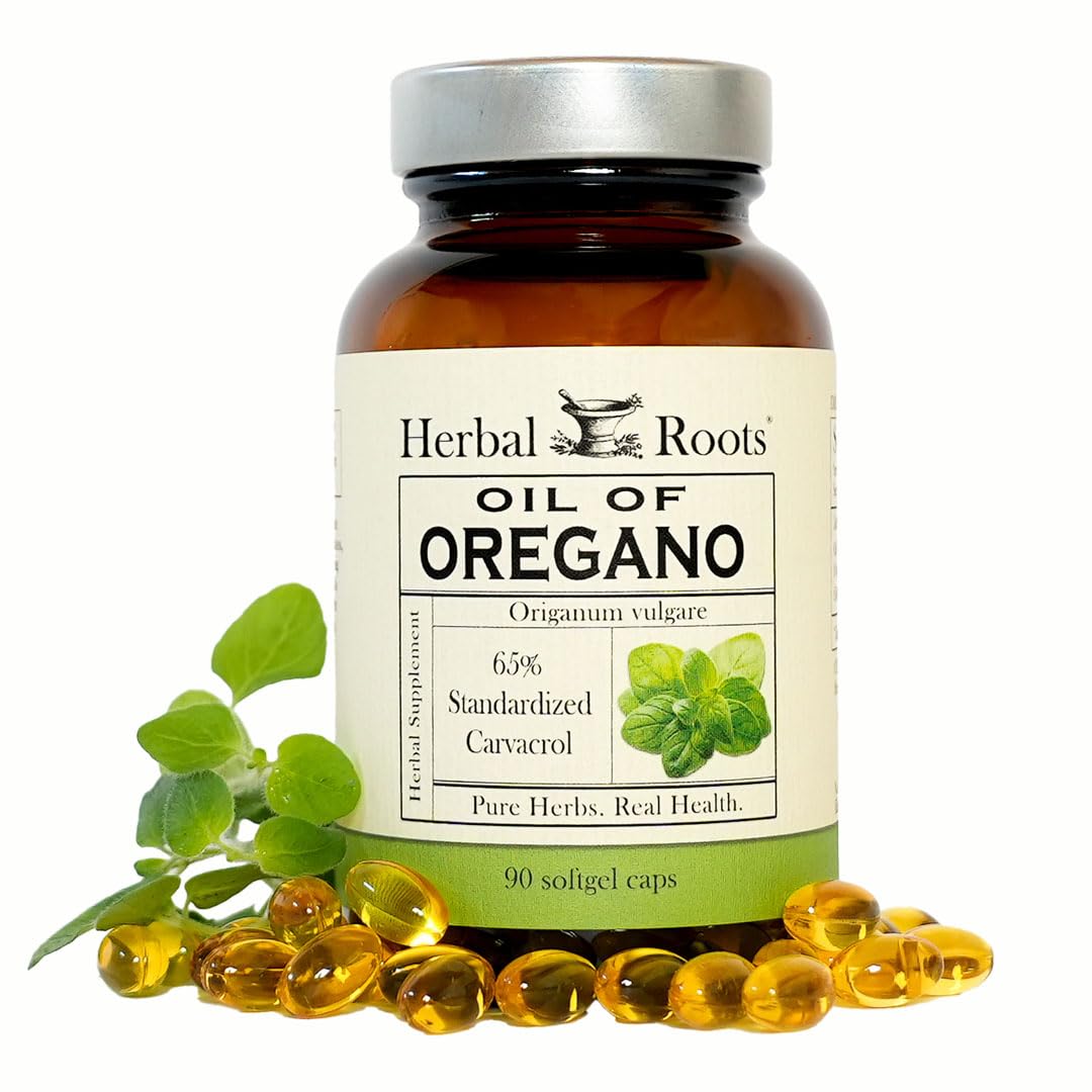 Herbal Roots Oil of Oregano Softgels - Extra Strength 150mg (90 Count)