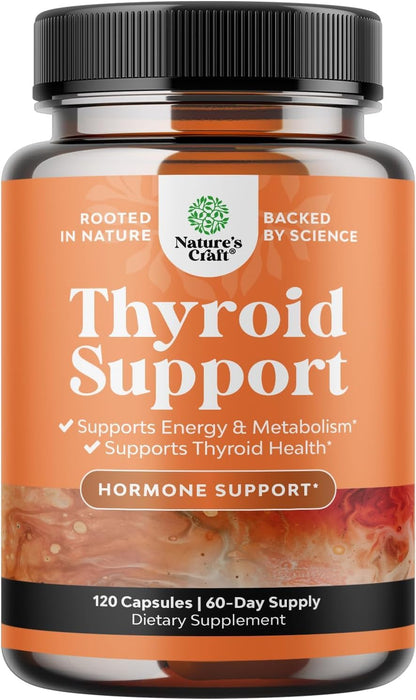 Herbal Thyroid Support Complex – Iodine, Ashwagandha for Energy & Hormone Balance