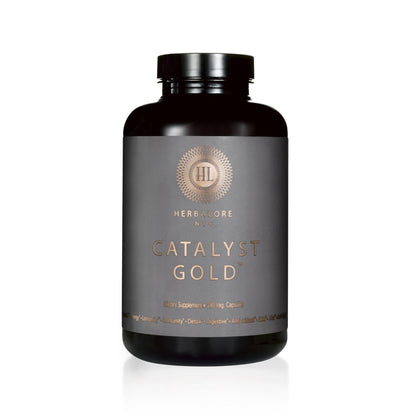 Herbalore Catalyst Gold – Natural Superfood for Immunity, Digestion, Hair & Skin (240 Capsules)