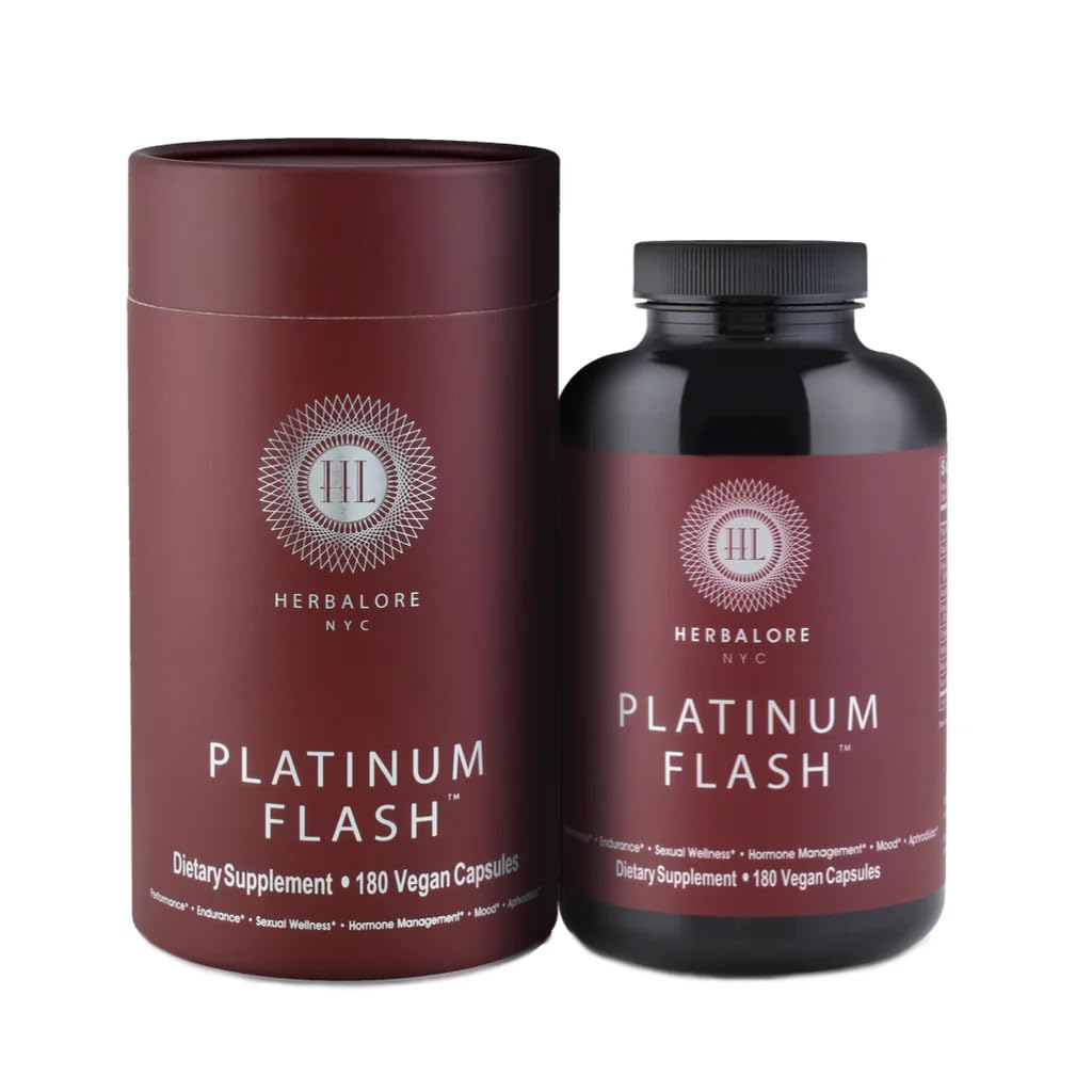 Herbalore Platinum Flash – Performance & Hormone Support | 180 Vegan Capsules