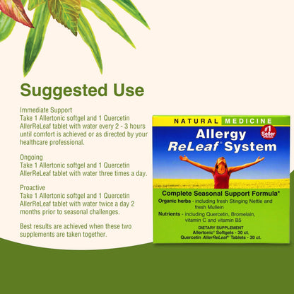 Herbs, Etc. Allergy ReLeaf System – Seasonal Allergy Support (30 Servings)