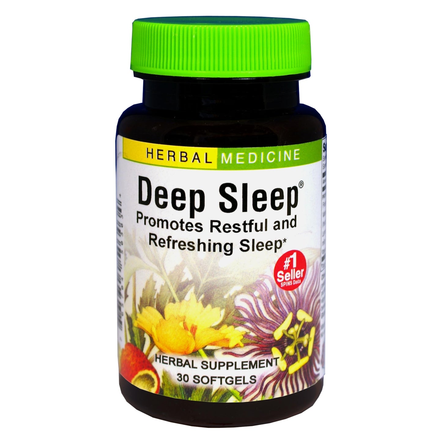 Herbs Etc. Deep Sleep Softgels - Herbal Sleep Support | 30 Softgels