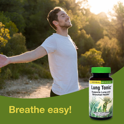 Herbs Etc. Lung Tonic - Lung & Respiratory Support - 60 Softgels