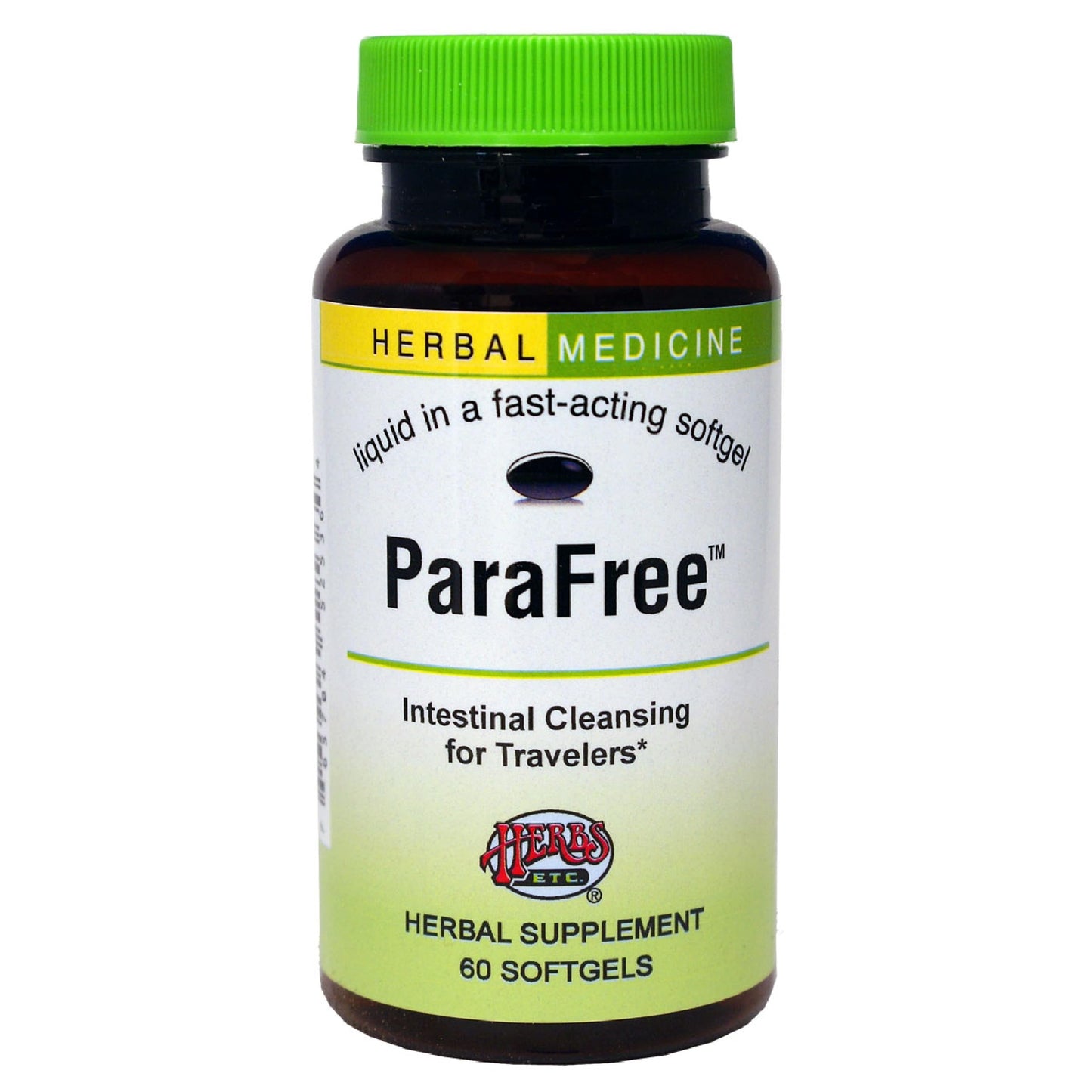 Herbs Etc. ParaFree - Gastrointestinal Support | Digestive Herbal Supplement 60 Softgels