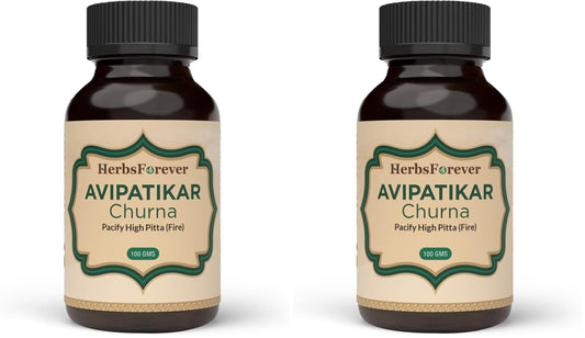 Herbsforever Avipatikar Churna | Ayurvedic Digestive Support | Non-GMO & Vegan | 100 GMS (Pack of 2)