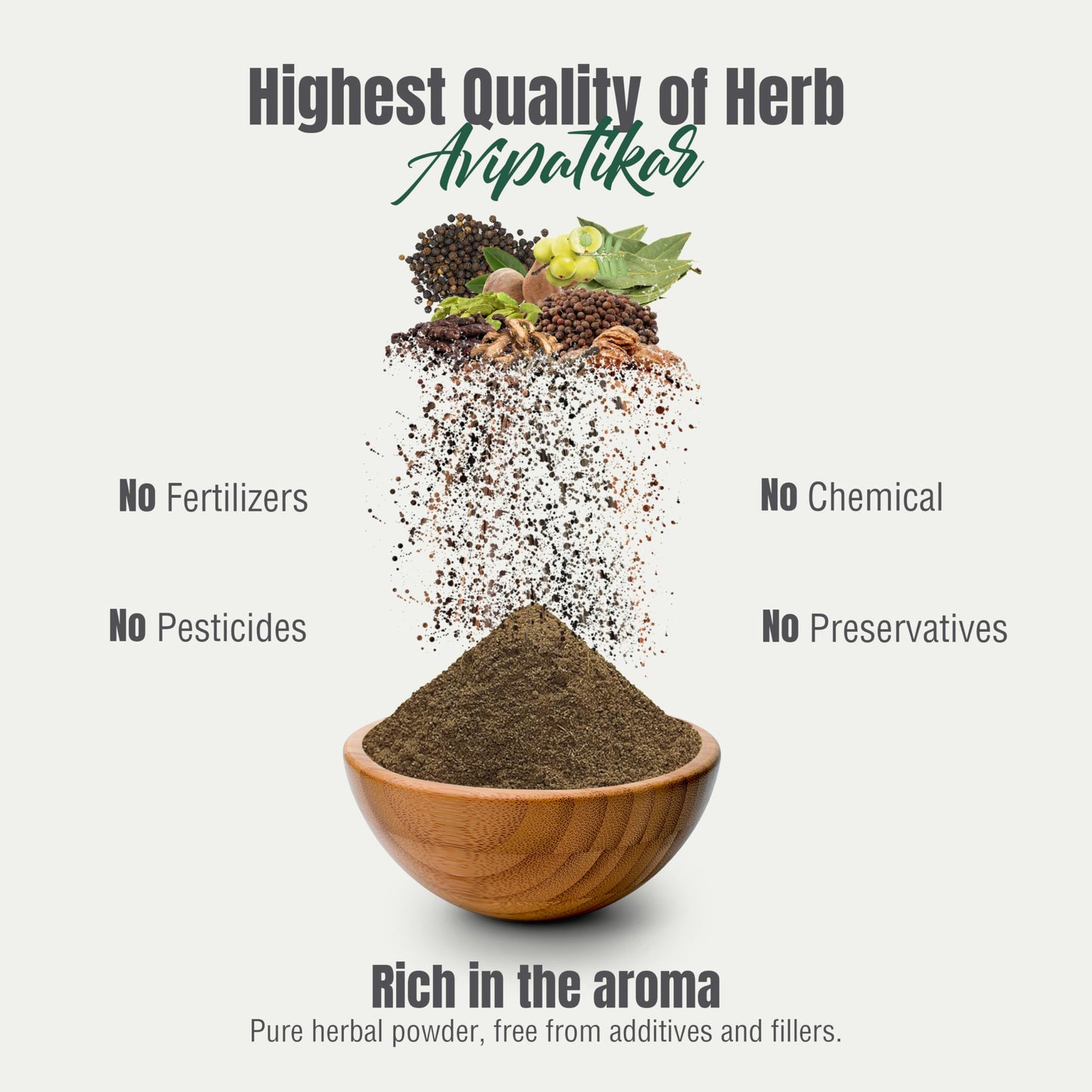 Herbsforever Avipatikar Churna | Ayurvedic Digestive Support | Non-GMO & Vegan | 100 GMS (Pack of 2)