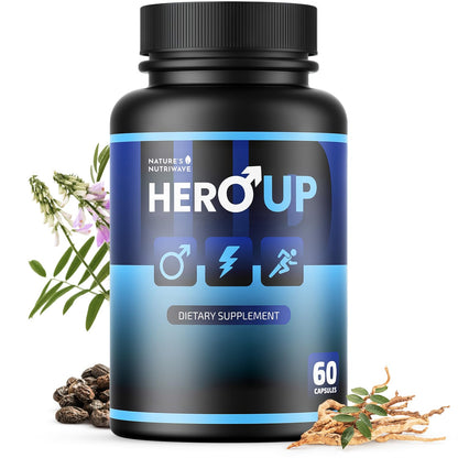 HeroUP Natural Wellness – Plant-Based, Non-GMO, Stimulant-Free | Made in USA