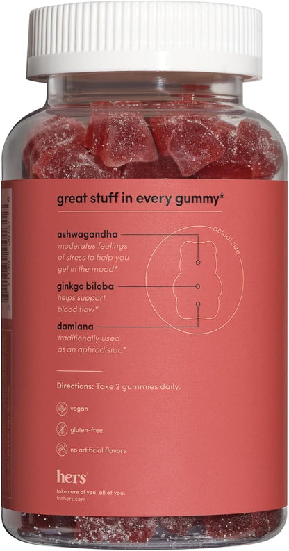 Hers Desire Libido Gummies - Vegan, Gluten Free, 60 Count