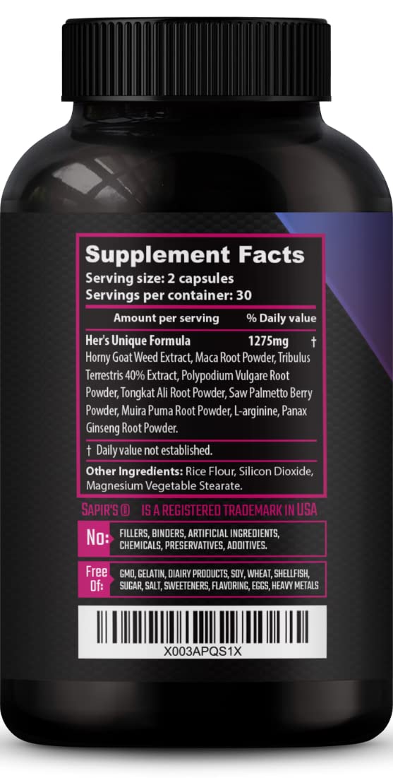 Her's Horny Goat Weed – Female Libido Booster for Women