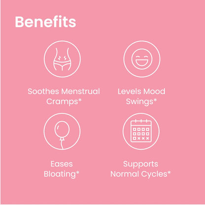 Mixhers Hertime PMS – Sugar-Free Hormonal Health for Women | 15 Strawberry Lemonade Packets