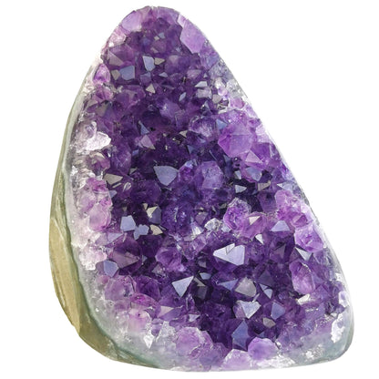 HIBCIGA Amethyst Cluster Geode – Raw Purple Quartz Crystal, 11-12 lb