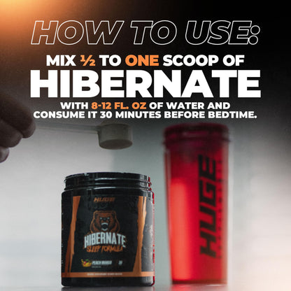 Hibernate Sleep Supplement - Complete, Optimally Dosed Recovery (30 Servings)