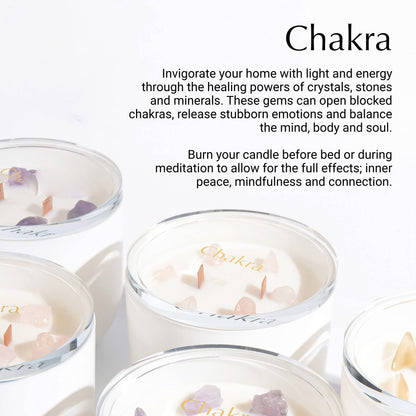 Hidden Label Healing Crystal Candle – Aventurine Wealth, Wood Wick Aromatherapy 12oz