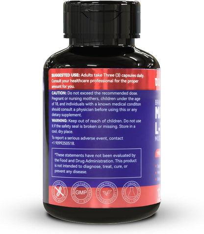 Magnesium L-Threonine, High Absorption Magnesium Supplement,1900mg Magnesium Threonine, Gluten Free, Non-GMO,180 Vegan Capsules