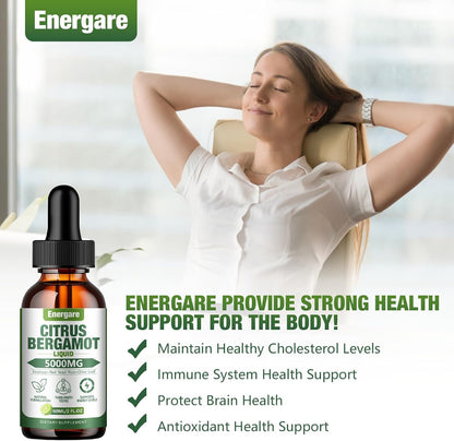 2 Pack Citrus Bergamot Liquid Drops 5000mg – Cholesterol Support (4 oz)