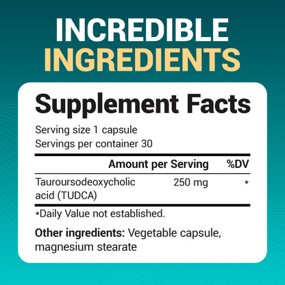 Dr. Berg TUDCA Supplement – Liver Health & Digestive Support (30 Capsules)