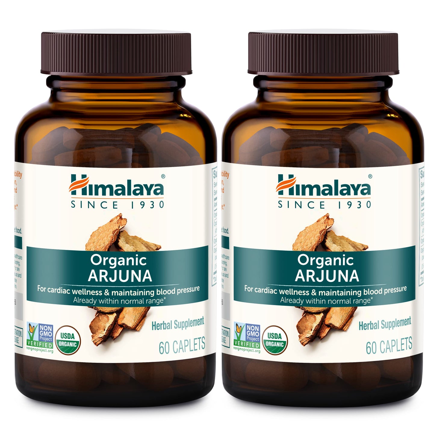 Himalaya Organic Arjuna - Blood Pressure Support, 700mg, 60 Count (Pack of 2)