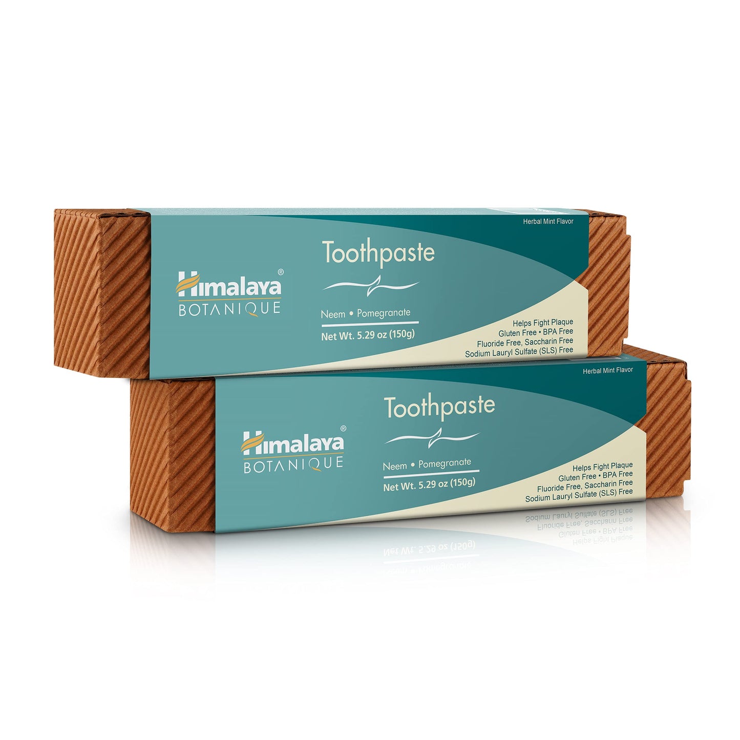 Himalaya Botanique Neem & Pomegranate Toothpaste – Fluoride Free, 2 Pack