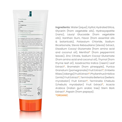 Himalaya Botanique Whitening Toothpaste with Nano Hydroxyapatite - Mint, 4 oz
