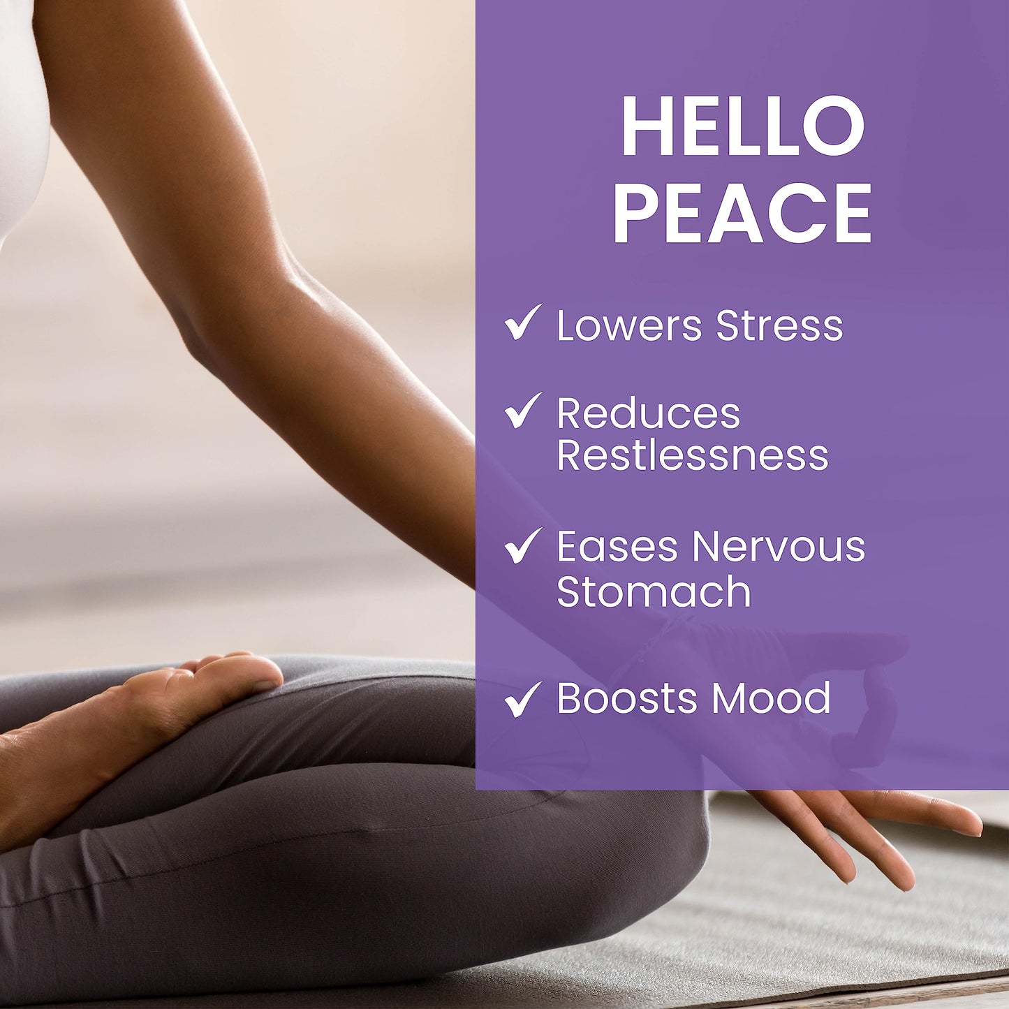 Himalaya Hello Peace - Herbal Stress Relief with Ashwagandha & Turmeric | Adrenal Support