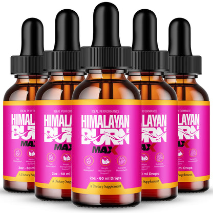 Himalayan Burn Drops Max – Himalayan Burn MAX Drops (5 Pack) | All-Natural Liquid Formula