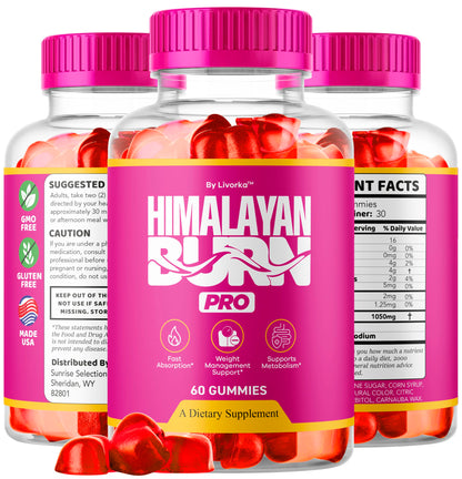 Himalayan Burn Pro Gummies – All-Natural Wellness, 60 Gummies