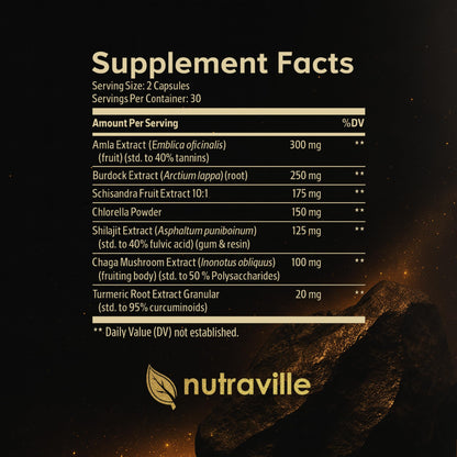 Nutraville Pineal XT Platinum: Himalayan Shilajit for Energy & Brain