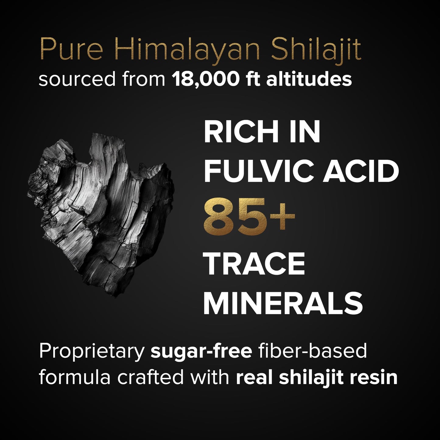 Himalayan Shilajit Gummies 800mg – Lab-Tested & Sugar-Free