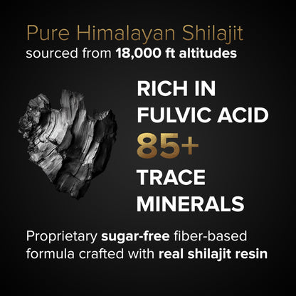 Himalayan Shilajit Gummies 800mg – Lab-Tested & Sugar-Free