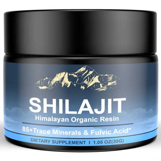 Himalayan Shilajit Resin 600mg – 85+ Minerals, Fulvic Acid | Energy & Immunity