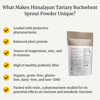 BIG BOLD HEALTH Himalayan Tartary Buckwheat Sprout Powder — Immune-Supporting Superfood