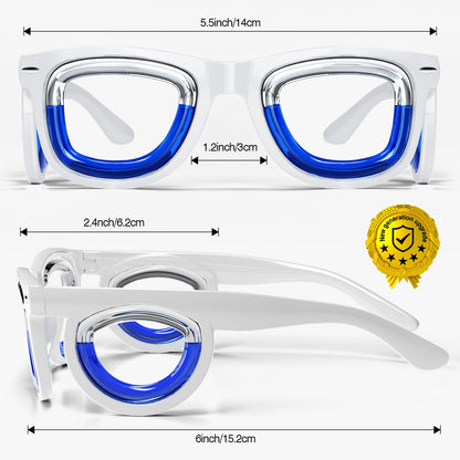 Hion 2 Pairs Adult Anti-Motion Sickness Smart Glasses — Ultra-Light, Travel-Ready Nausea Relief (White + Pink)